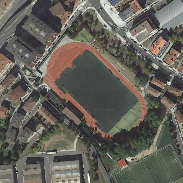 Vista aérea Campo de fútbol | TEK Zumarraga | Edinor